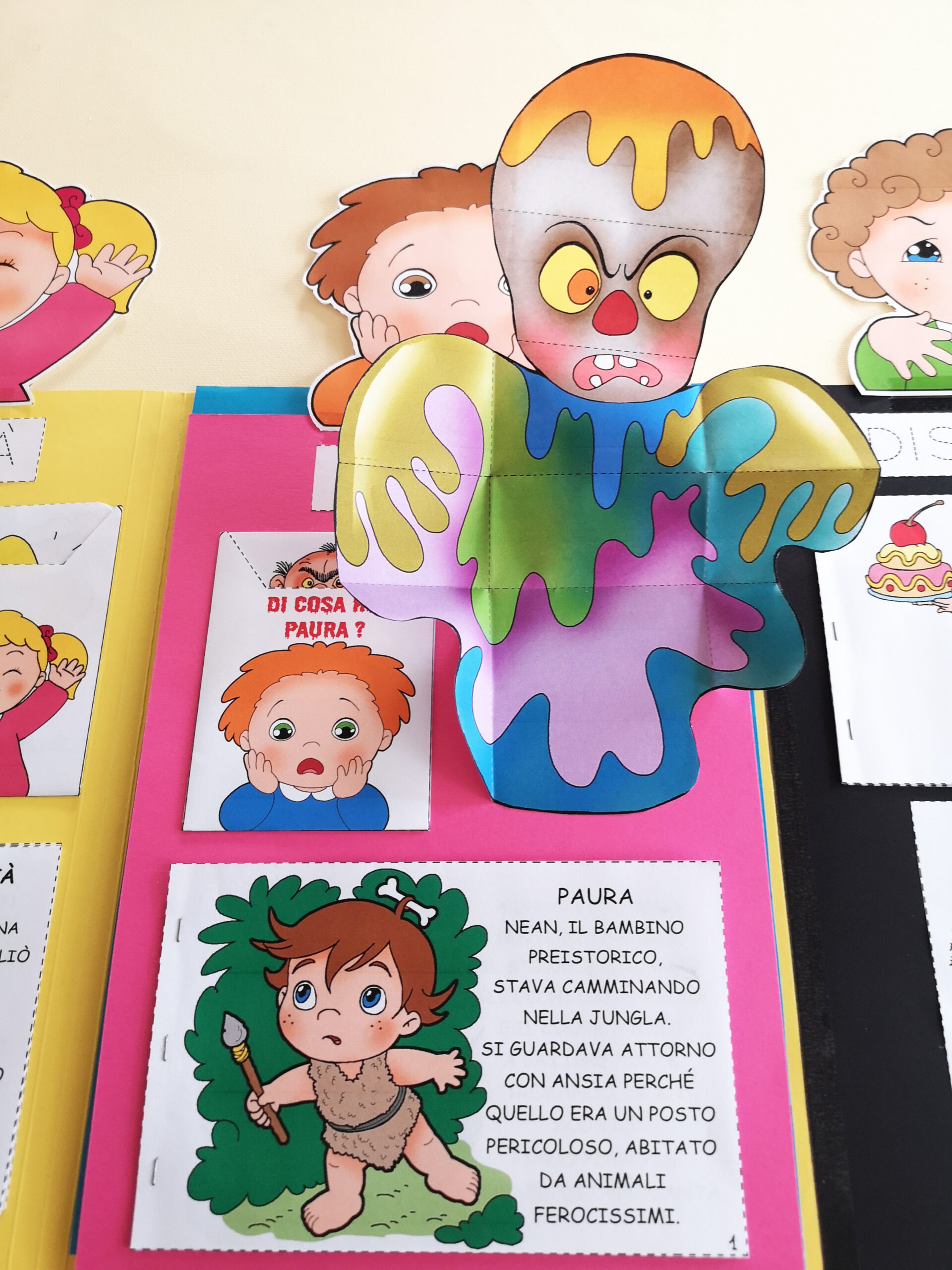 lapbook emozioni scuola infanzia