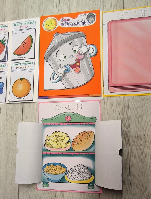lapbook alimentazione