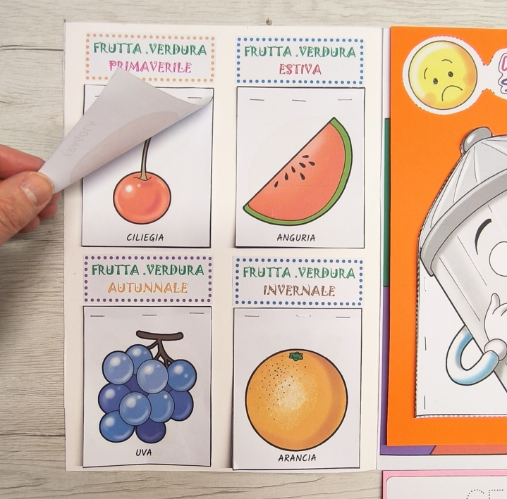 lapbook cibi e alimenti