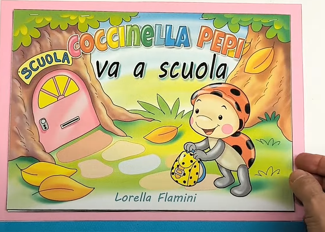 lapbook accoglienza con la storia di coccinella pepi