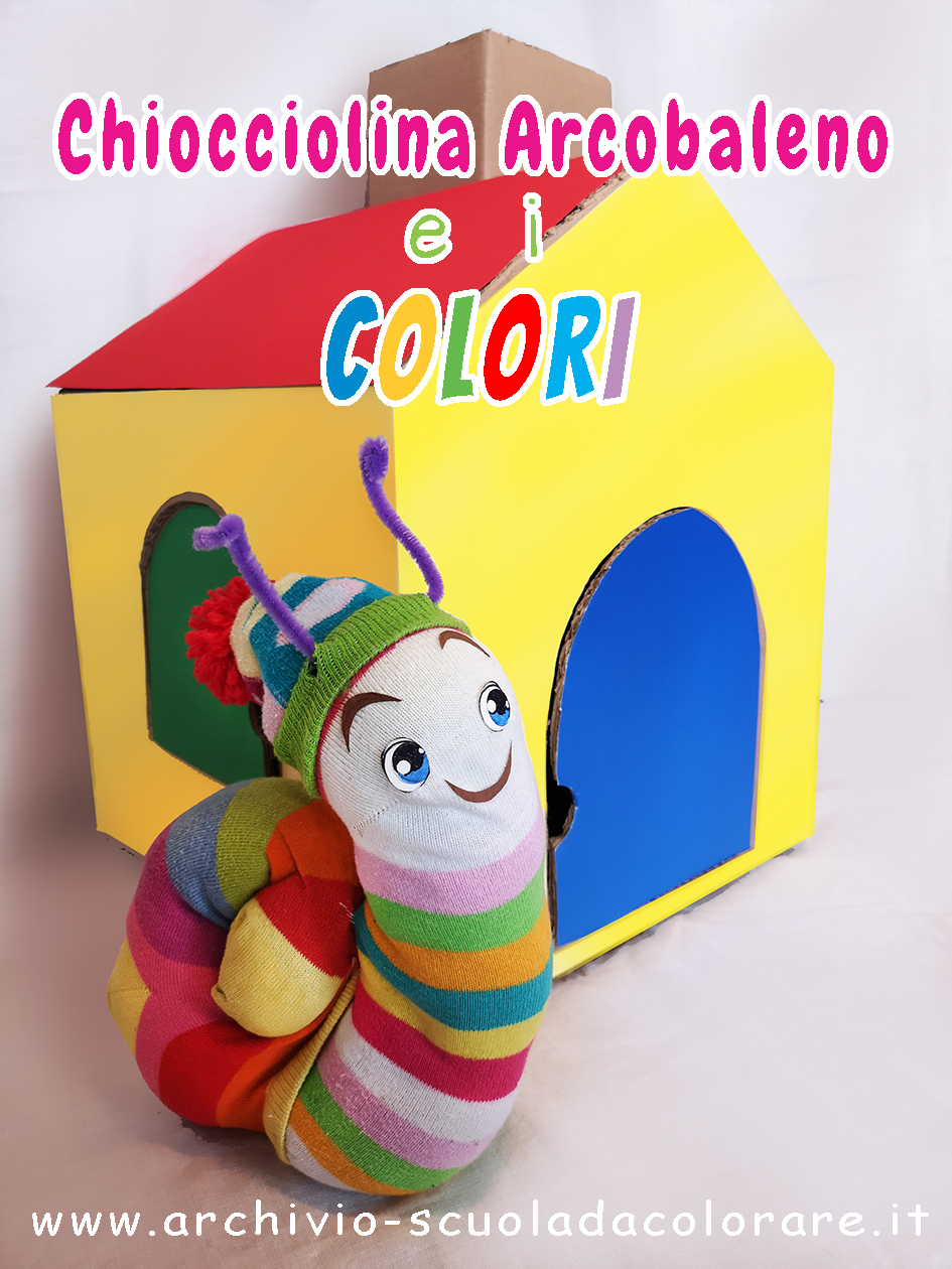 storia sui colori chiocciolina arcobaleno