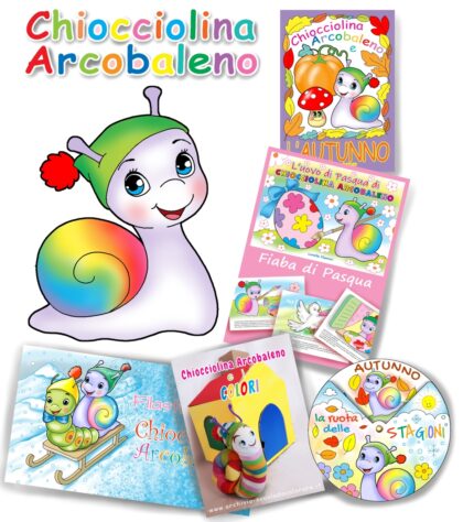 raccolta storie di chiocciolina arcobaleno scuola infanzia
